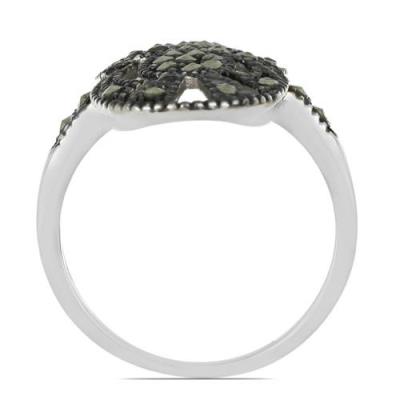 BUY AUSTRIAN MARCASITE GEMSTONE STYLISH RING IN 925 SILVER 